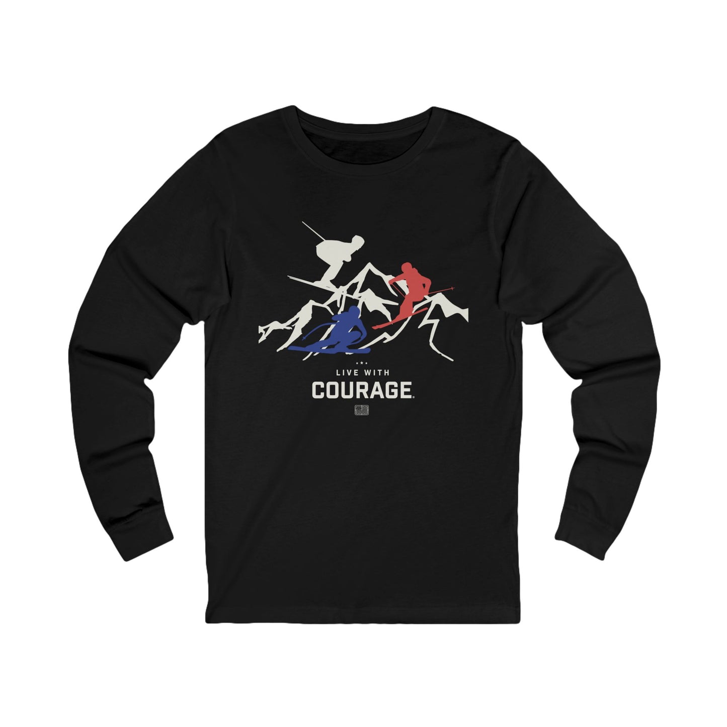Mountain High Skier Unisex Jersey Long Sleeve Tee