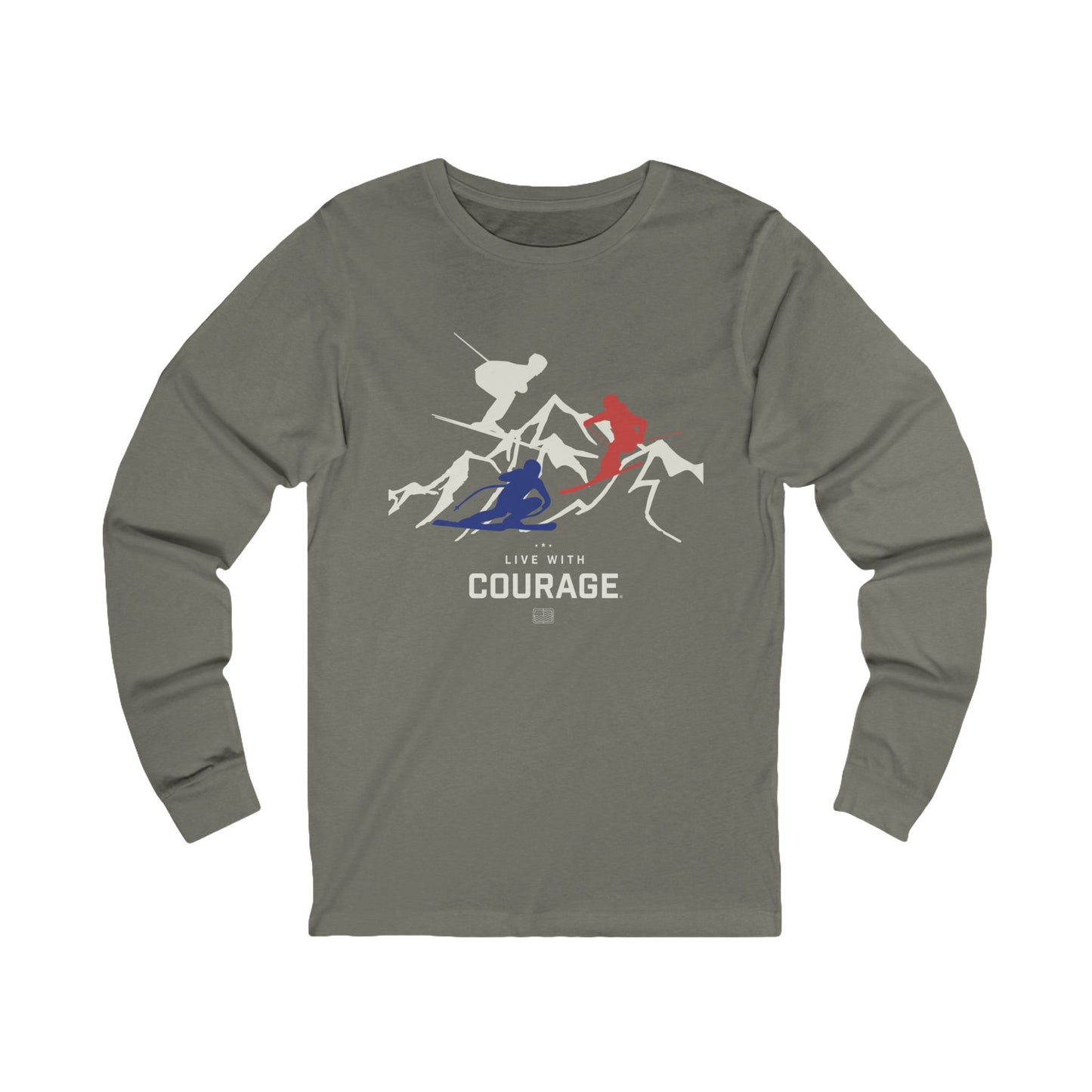 Mountain High Skier Unisex Jersey Long Sleeve Tee