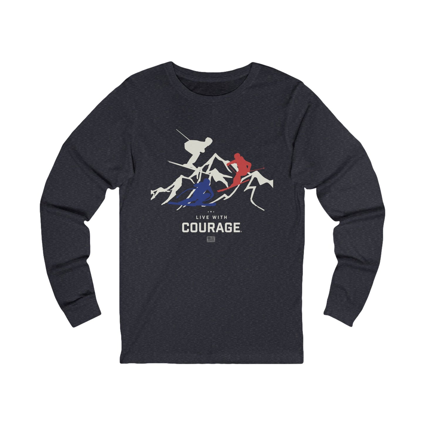 Mountain High Skier Unisex Jersey Long Sleeve Tee
