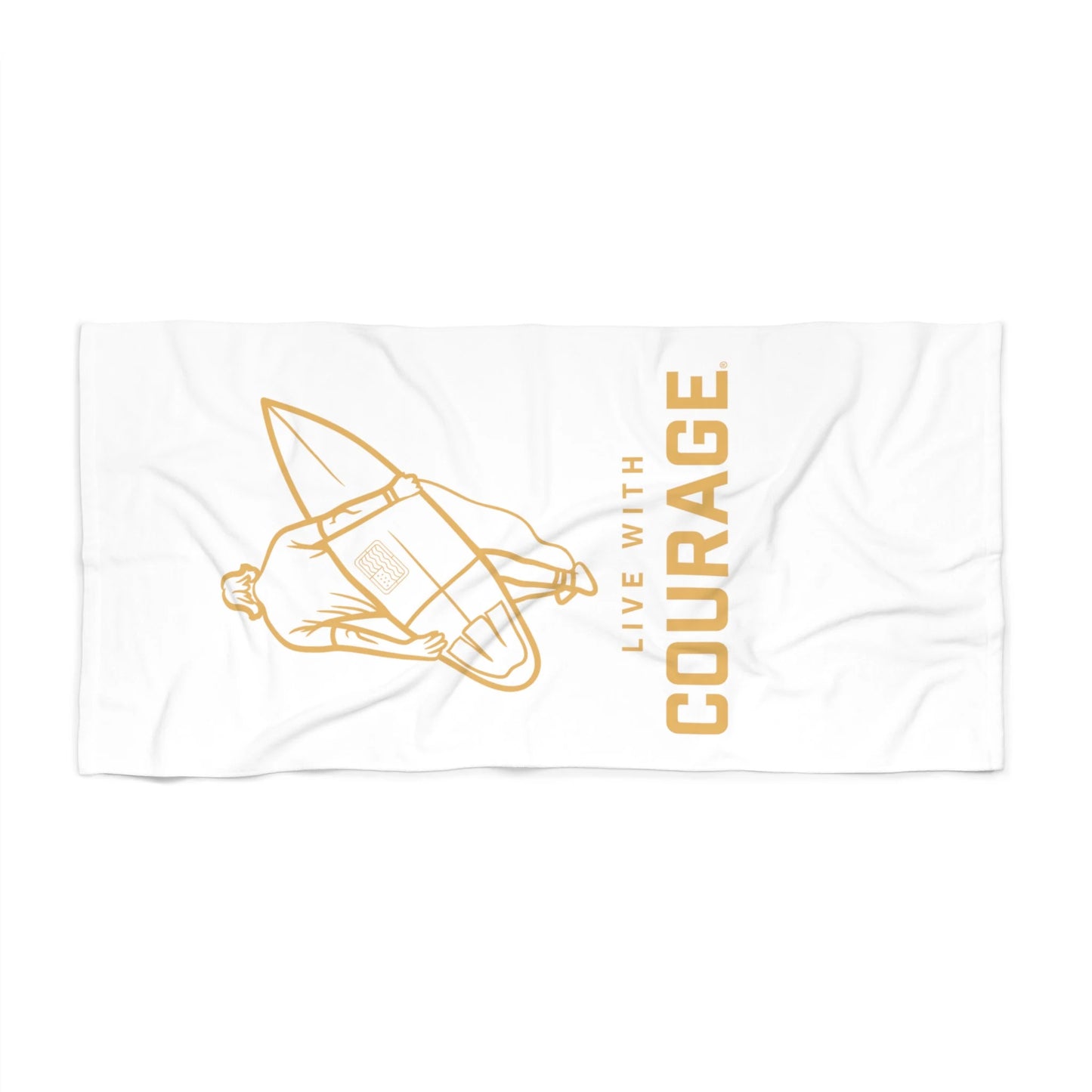 Surfer Dude Beach Towel - Live With Courage®