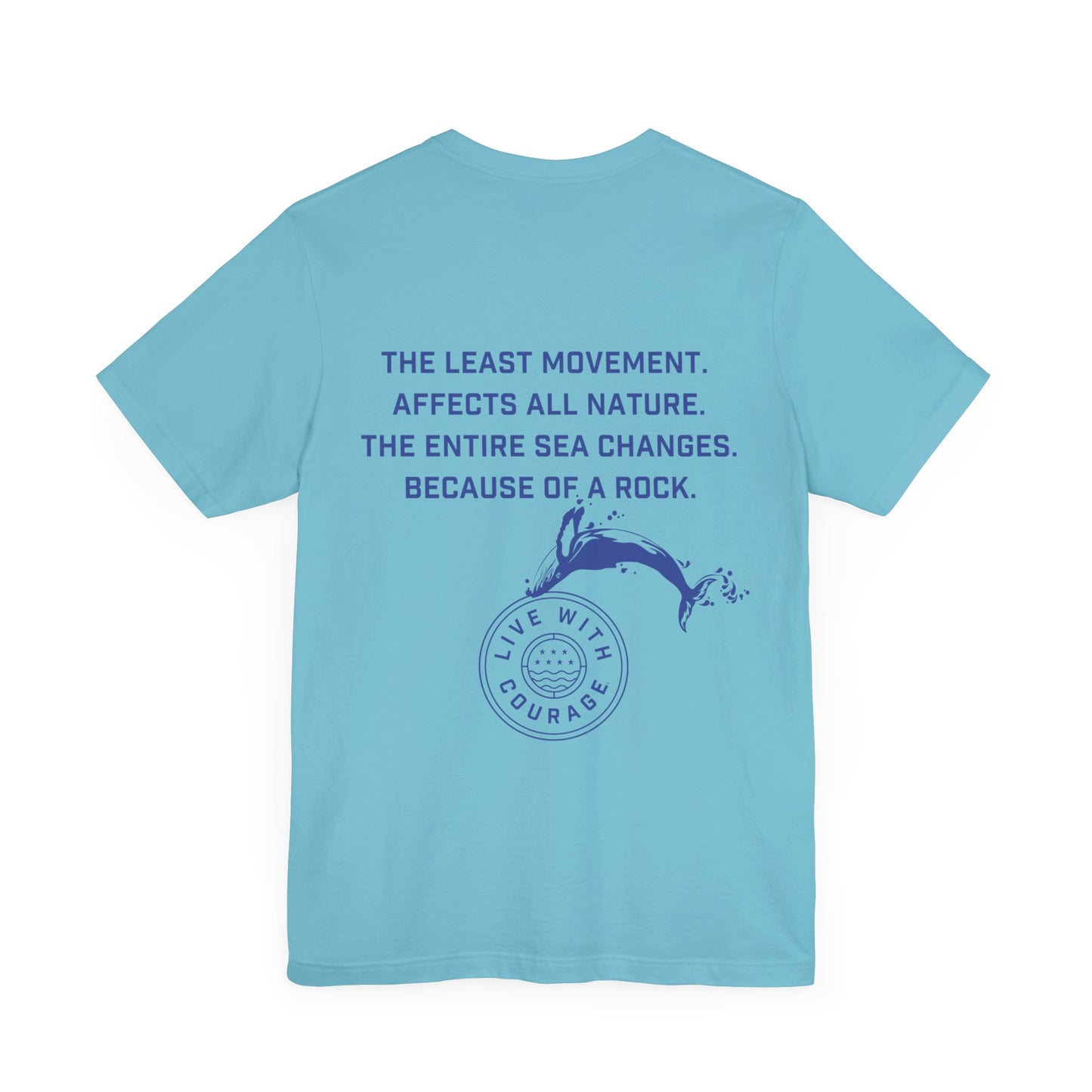 The Sea T-Shirt - Blaise Pascal Quote Unisex Tee | Ocean Wave Design