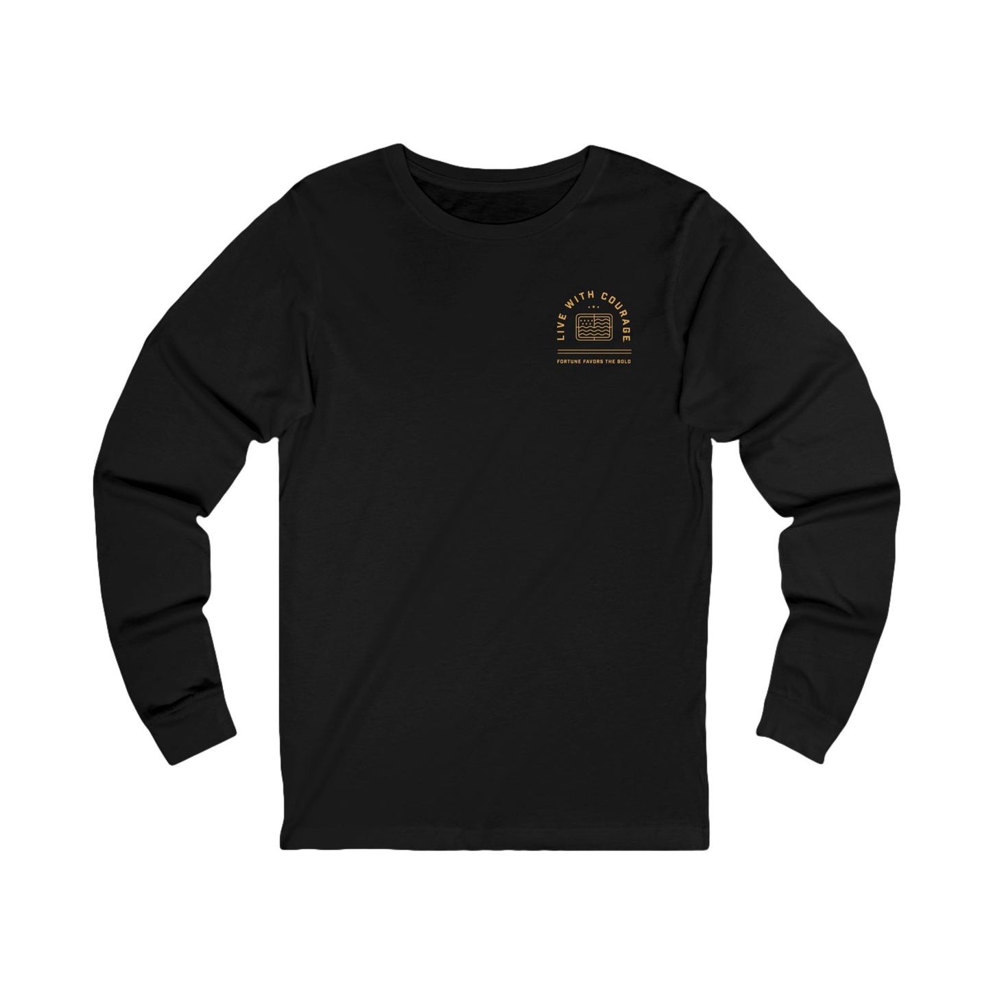 Fortune Favors the Bold Unisex Long Sleeve Tee
