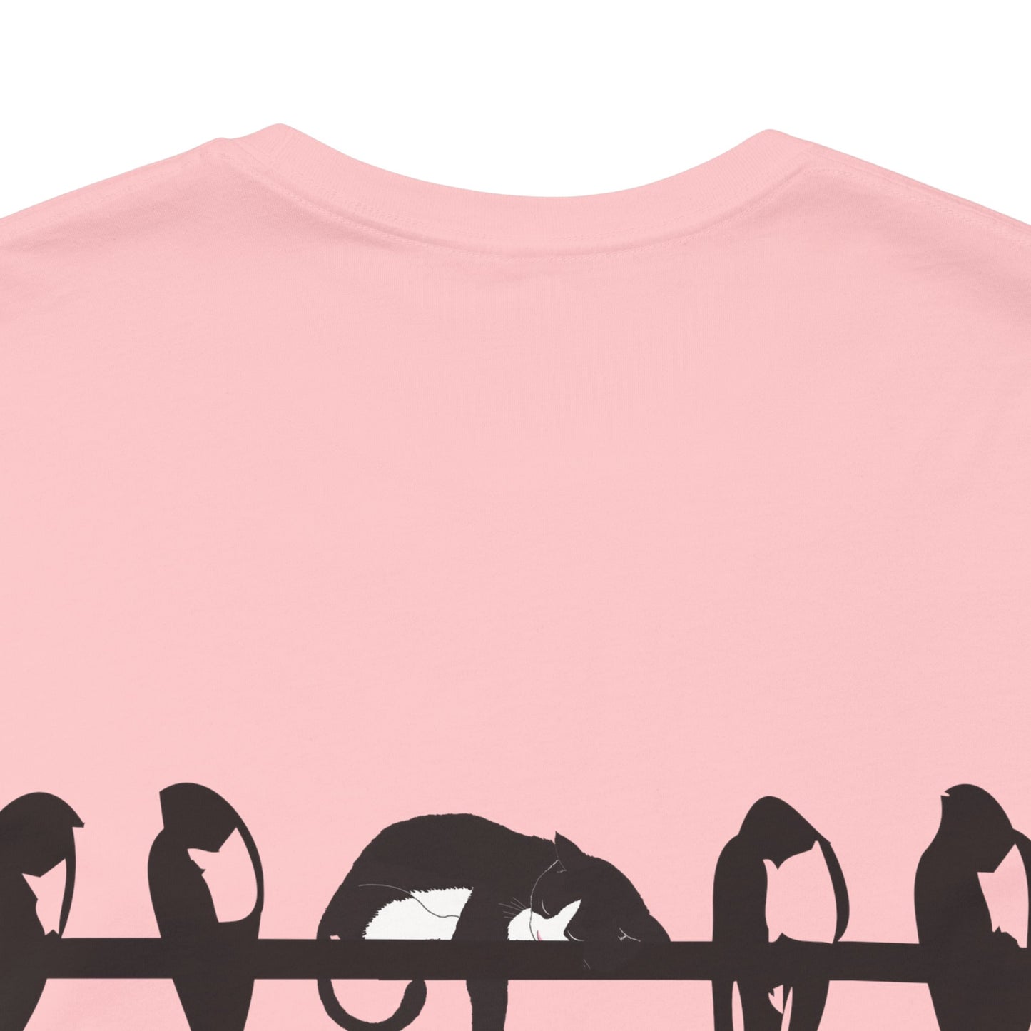 Cat on a Wire Unisex Jersey Short Sleeve Tee