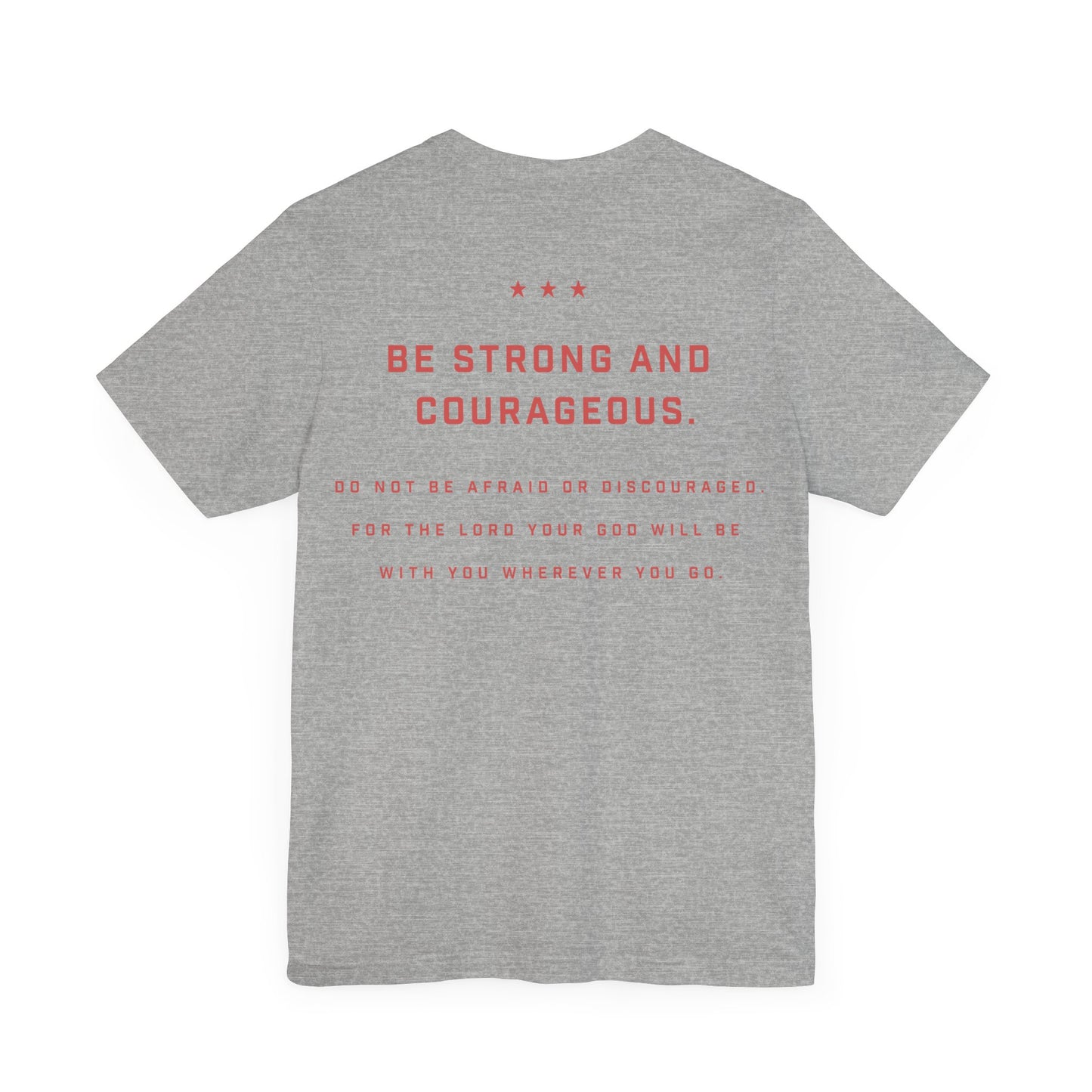 Joshua 1:9 Unisex Short Sleeve Tee