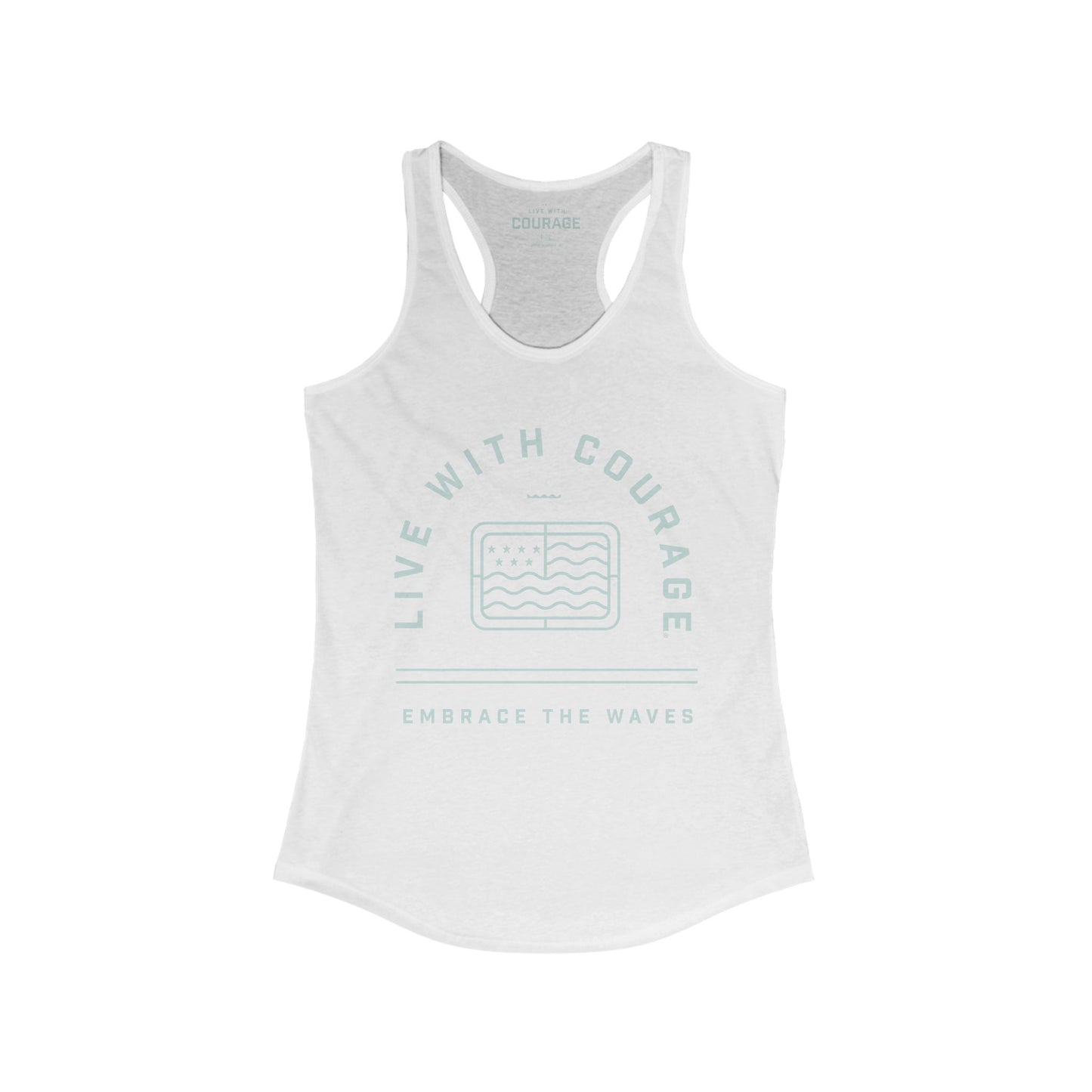 Fear. Less. Women's Racerback Tank - Inspirational Workout Tank