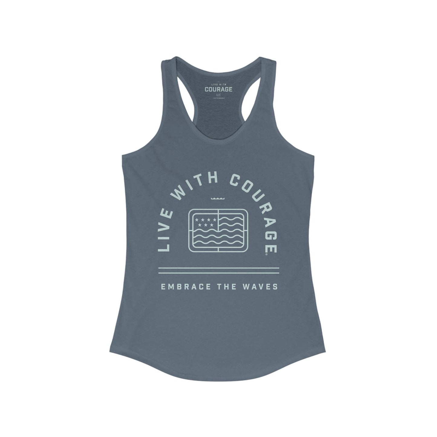Fear. Less. Women's Racerback Tank - Inspirational Workout Tank