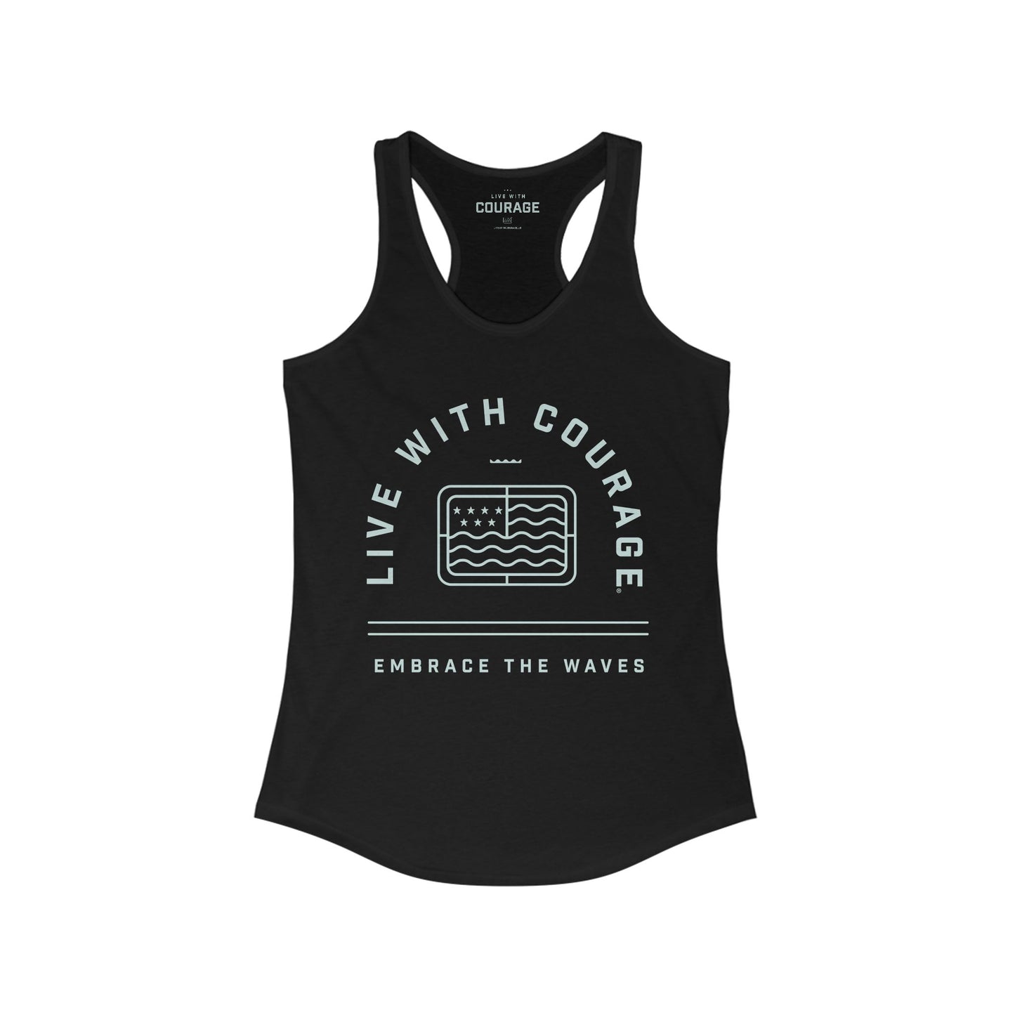 Fear. Less. Women's Racerback Tank - Inspirational Workout Tank