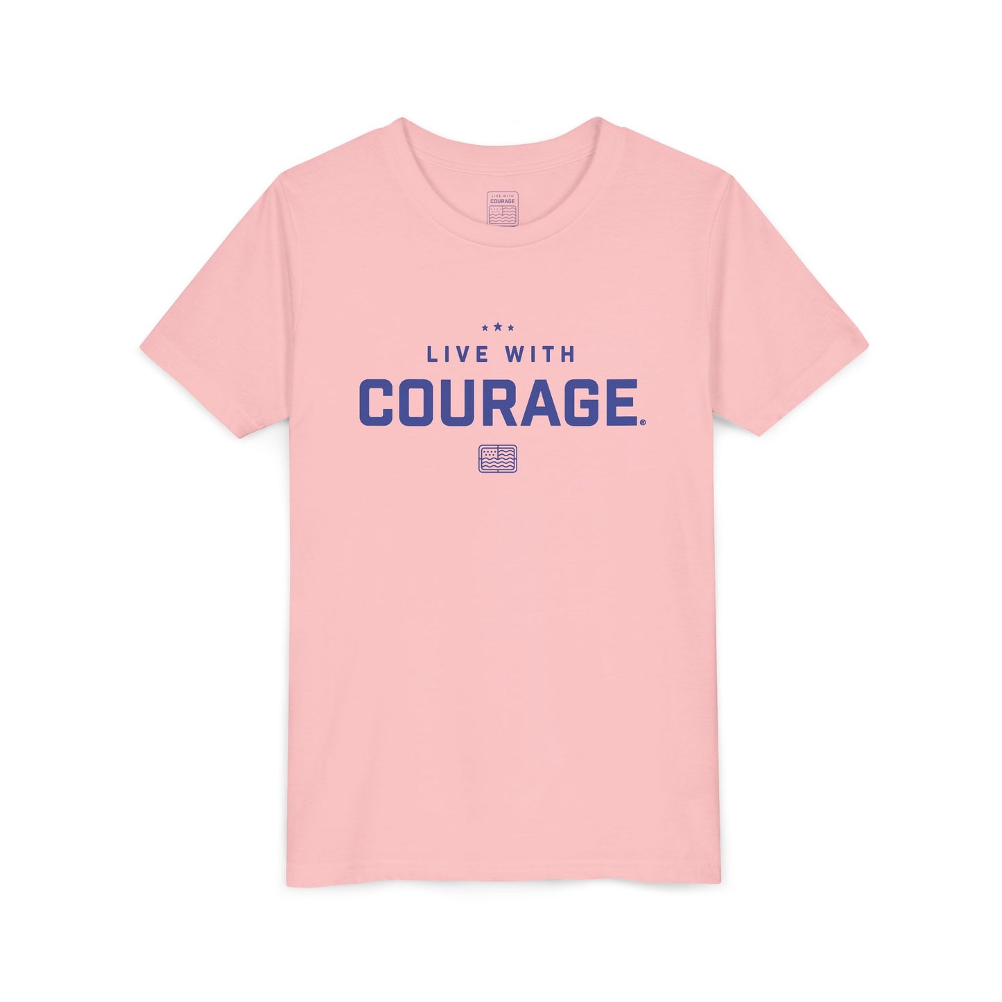 Youth Live With Courage® Unisex Short Sleeve Tee