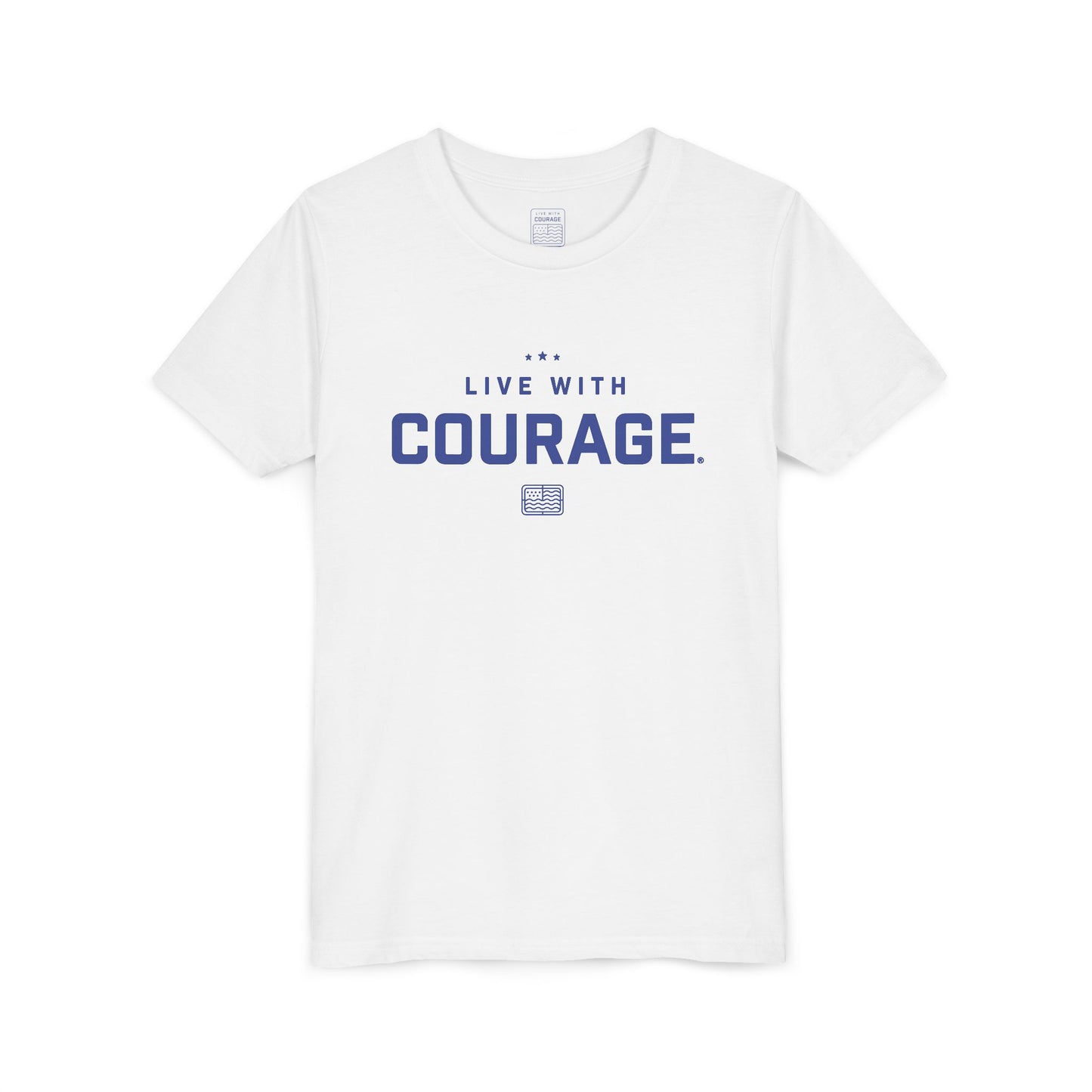 Youth Live With Courage® Unisex Short Sleeve Tee