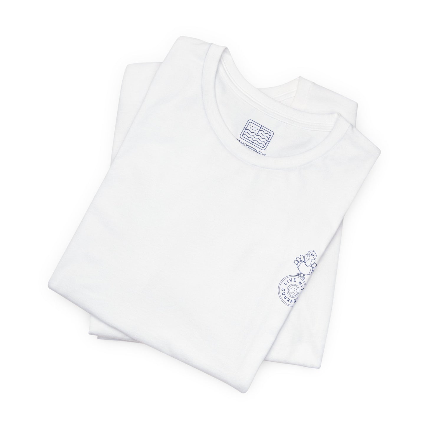 Courage Turkey Tee – Thanksgiving Humor | Live With Courage®