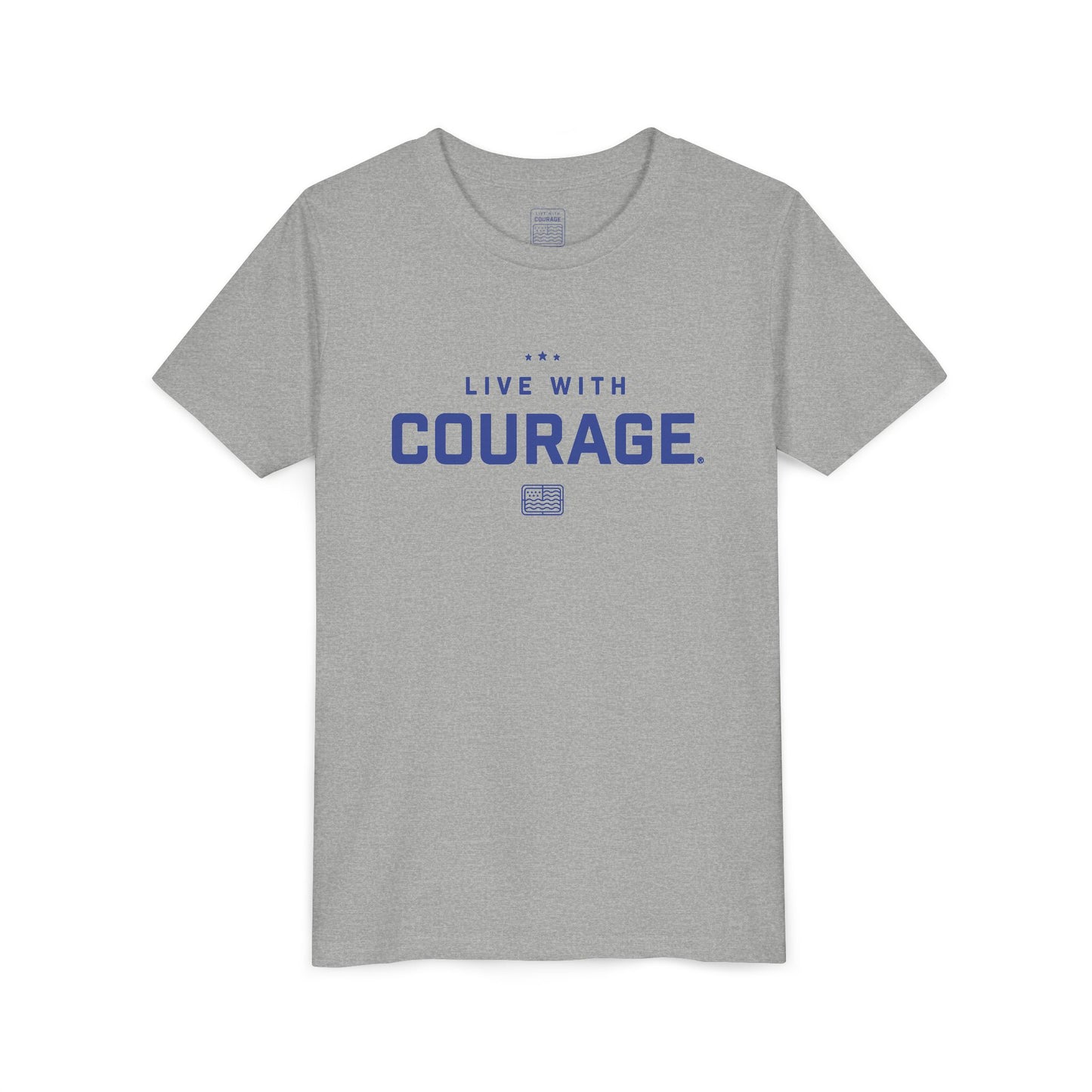 Youth Live With Courage® Unisex Short Sleeve Tee
