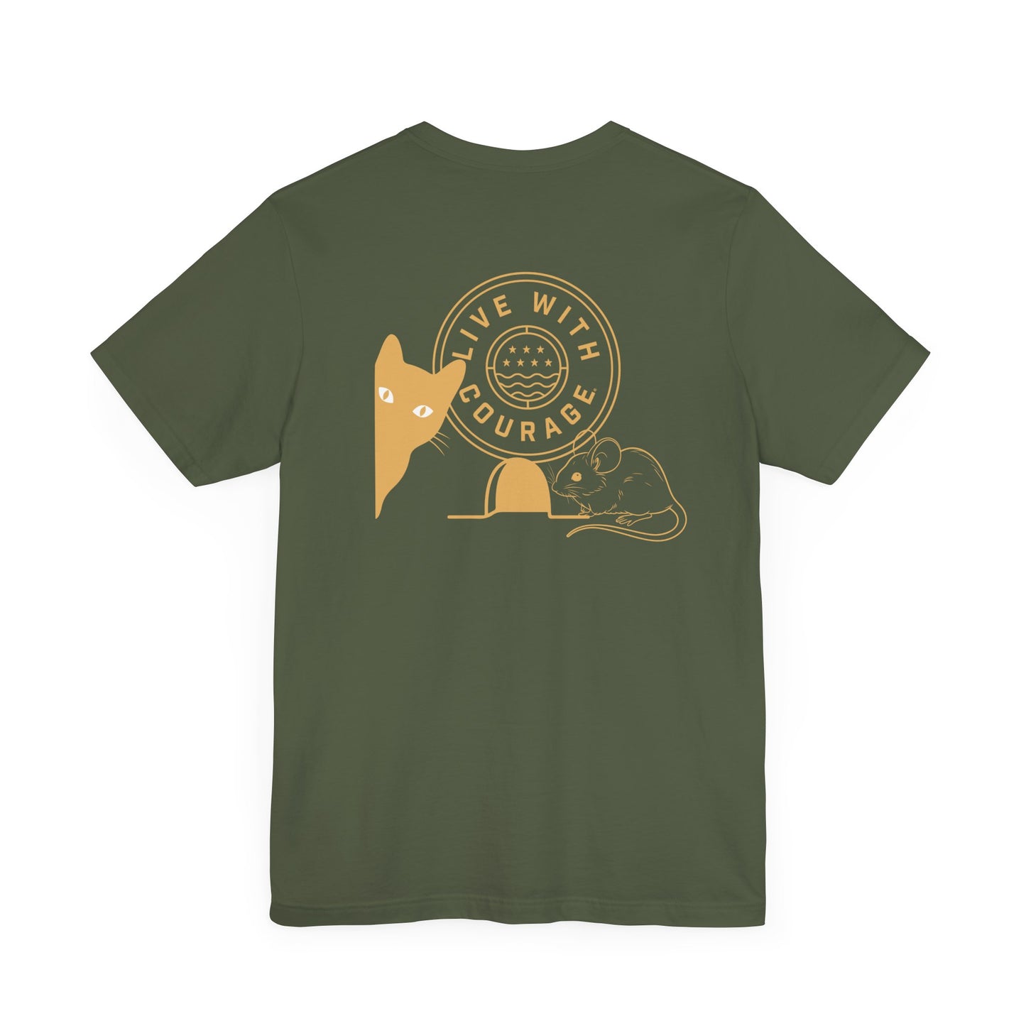 Cat and Mouse Unisex Jersey Short Sleeve Tee