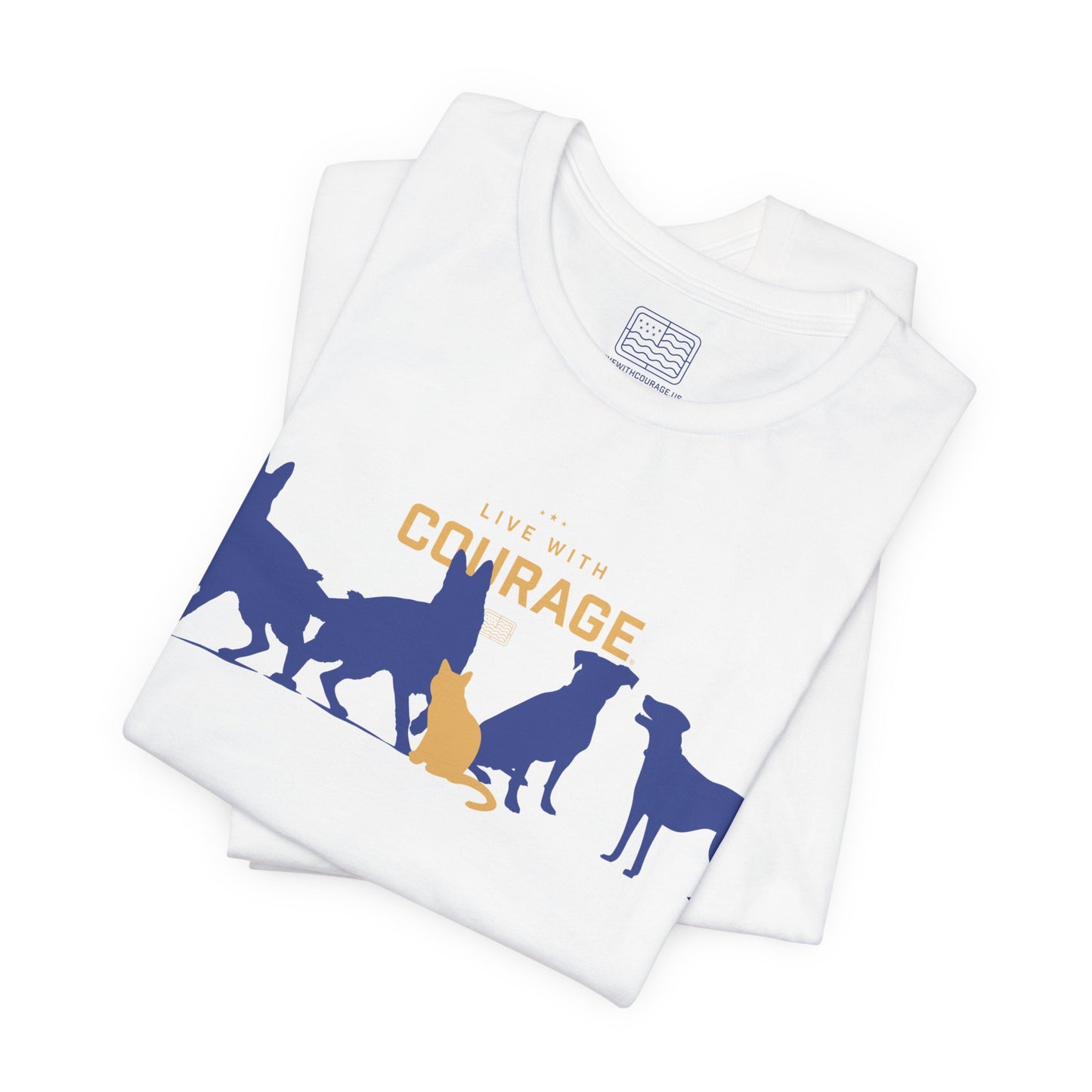 Dogs and Cat Unisex Jersey Short Sleeve Tee