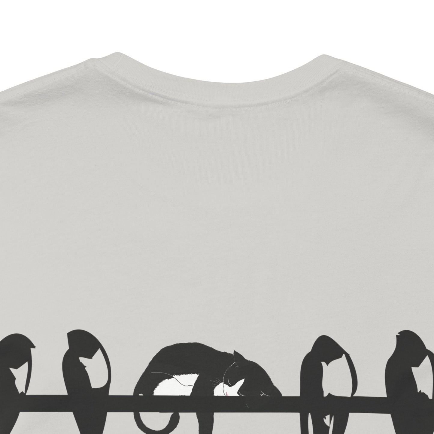 Cat on a Wire Unisex Jersey Short Sleeve Tee