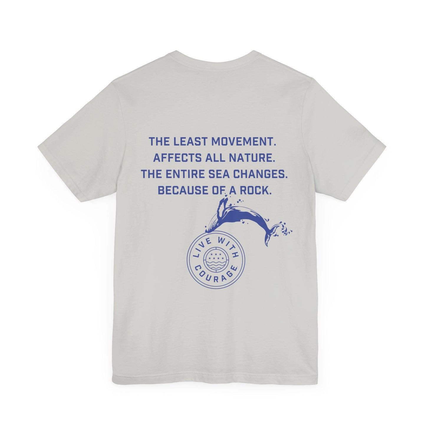 The Sea T-Shirt - Blaise Pascal Quote Unisex Tee | Ocean Wave Design