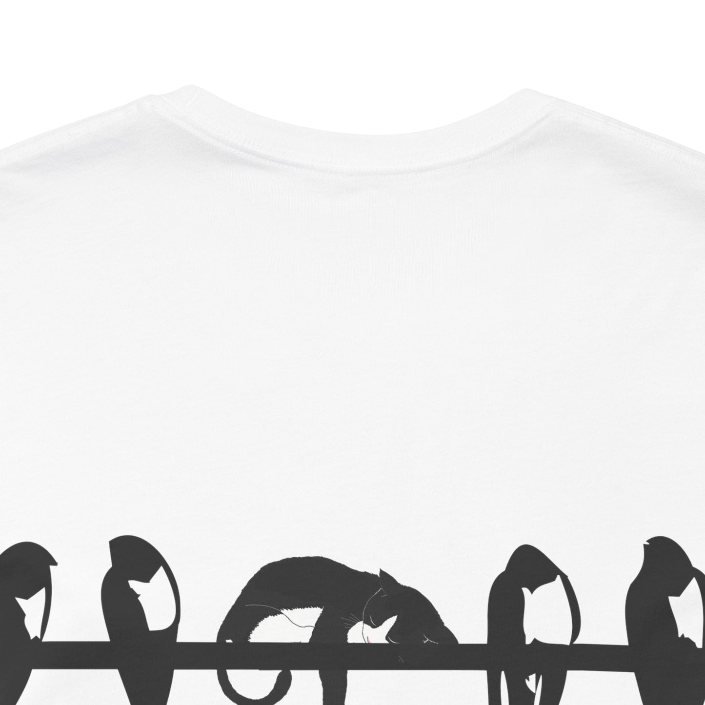 Cat on a Wire Unisex Jersey Short Sleeve Tee