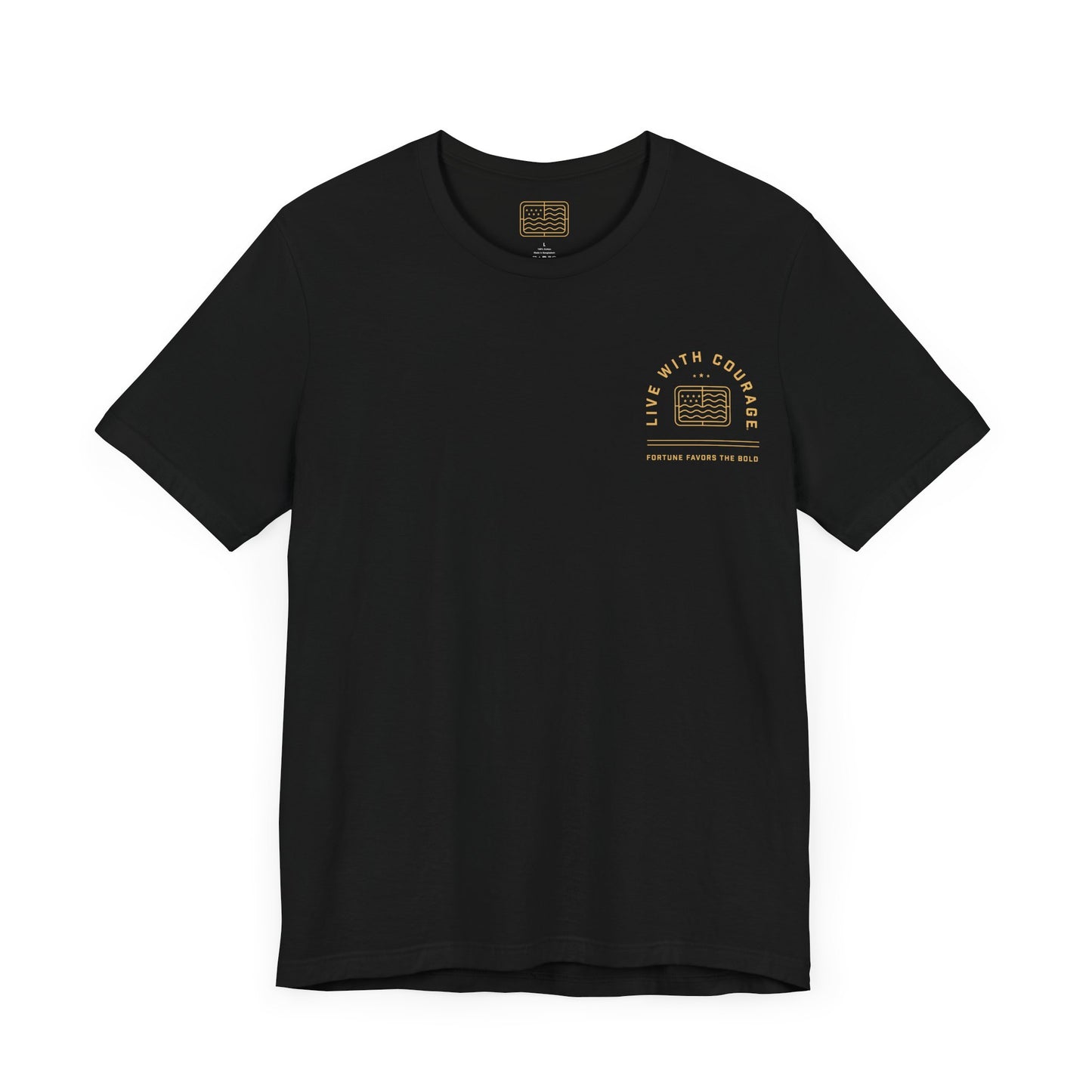 Live With Courage® Chest Full Logo Unisex Short Sleeve Tee