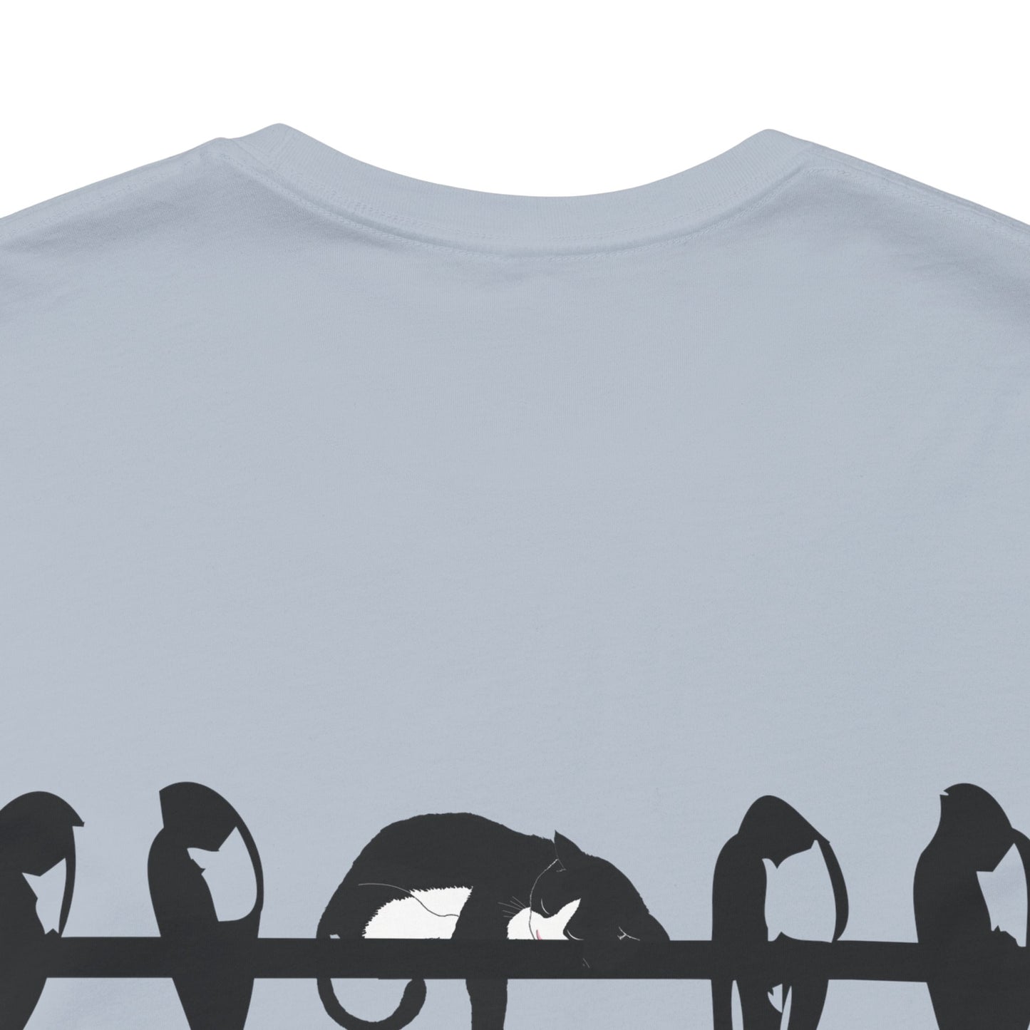 Cat on a Wire Unisex Jersey Short Sleeve Tee