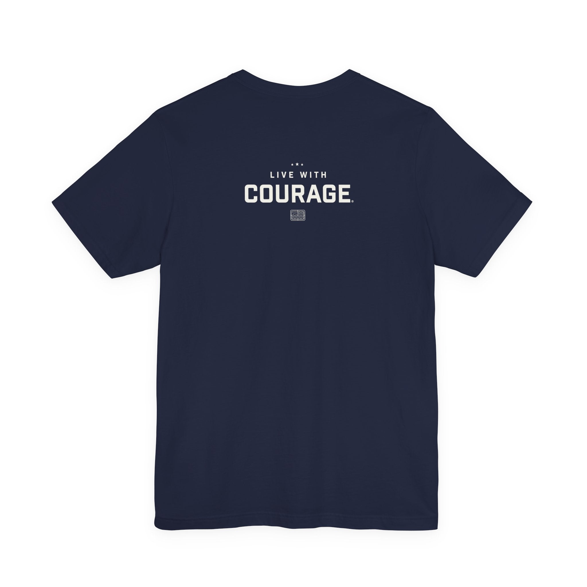Navy Courage 250th Anniversary T-Shirt | America 250 Patriotic Tee