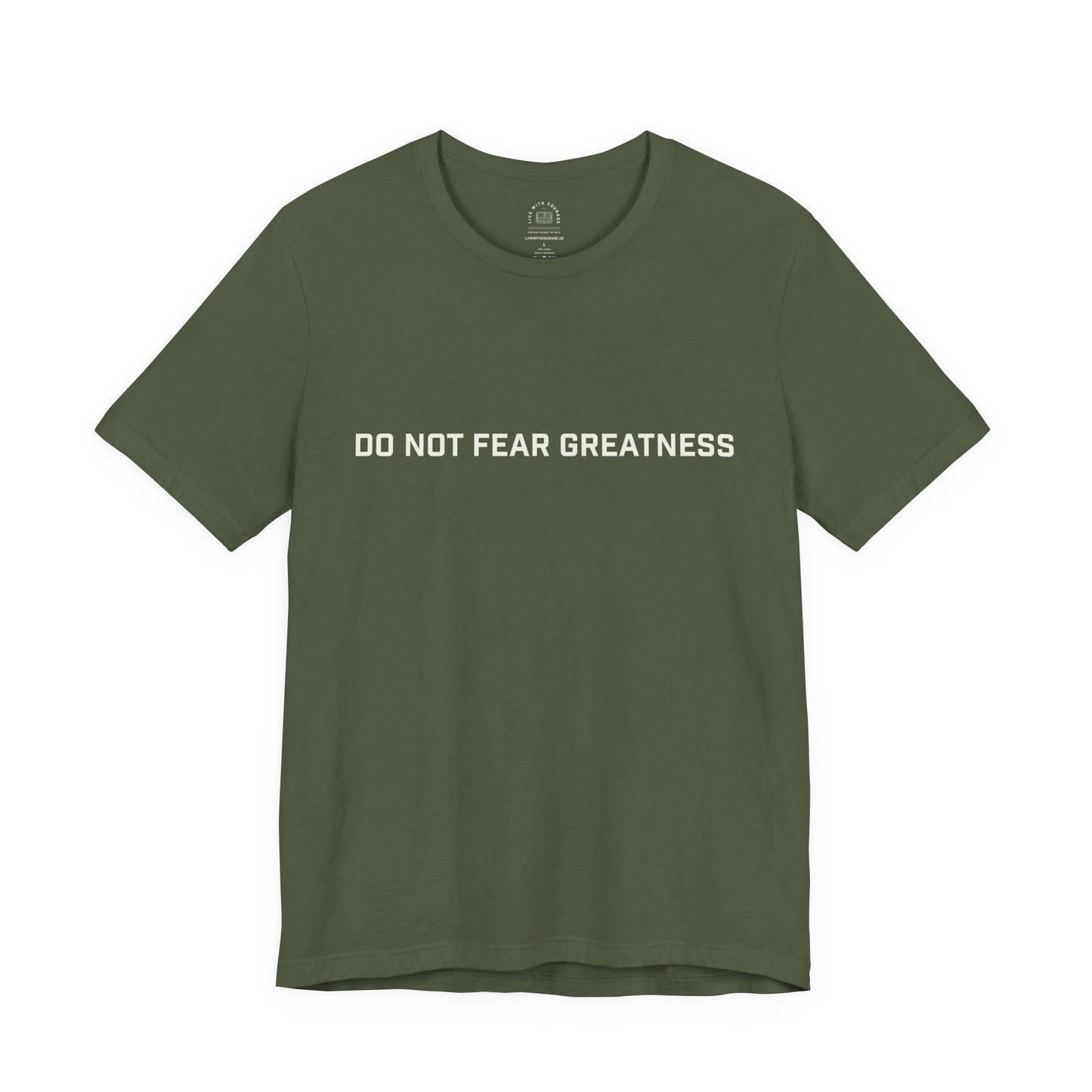 Do Not Fear Greatness Shakespeare Quote Unisex T-Shirt | Live With Courage®