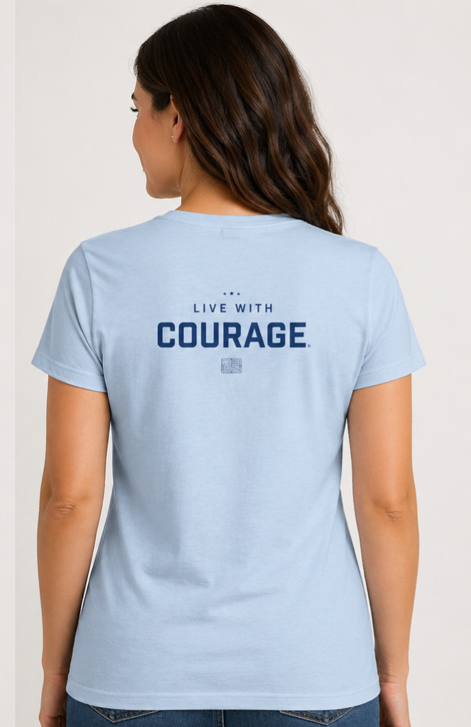 America’s 250 Courage Women’s T-Shirt – 1776–2026