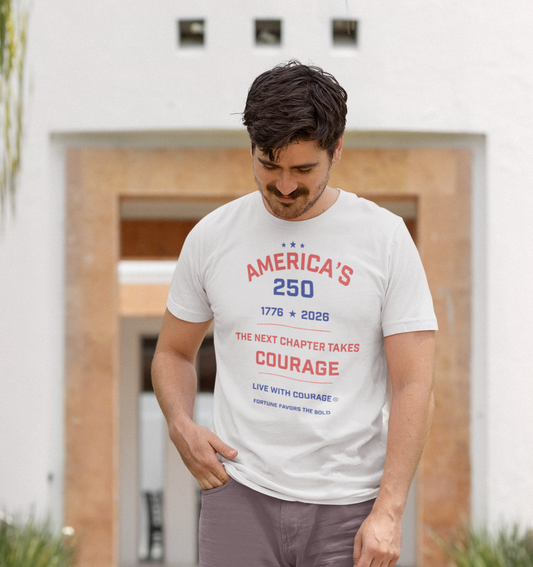America’s 250 Courage T-Shirt – 1776–2026 Patriotic Shirt