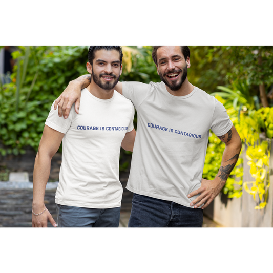 Courage is Contagious Joshua 1:9 Unisex T-Shirt | Live With Courage®