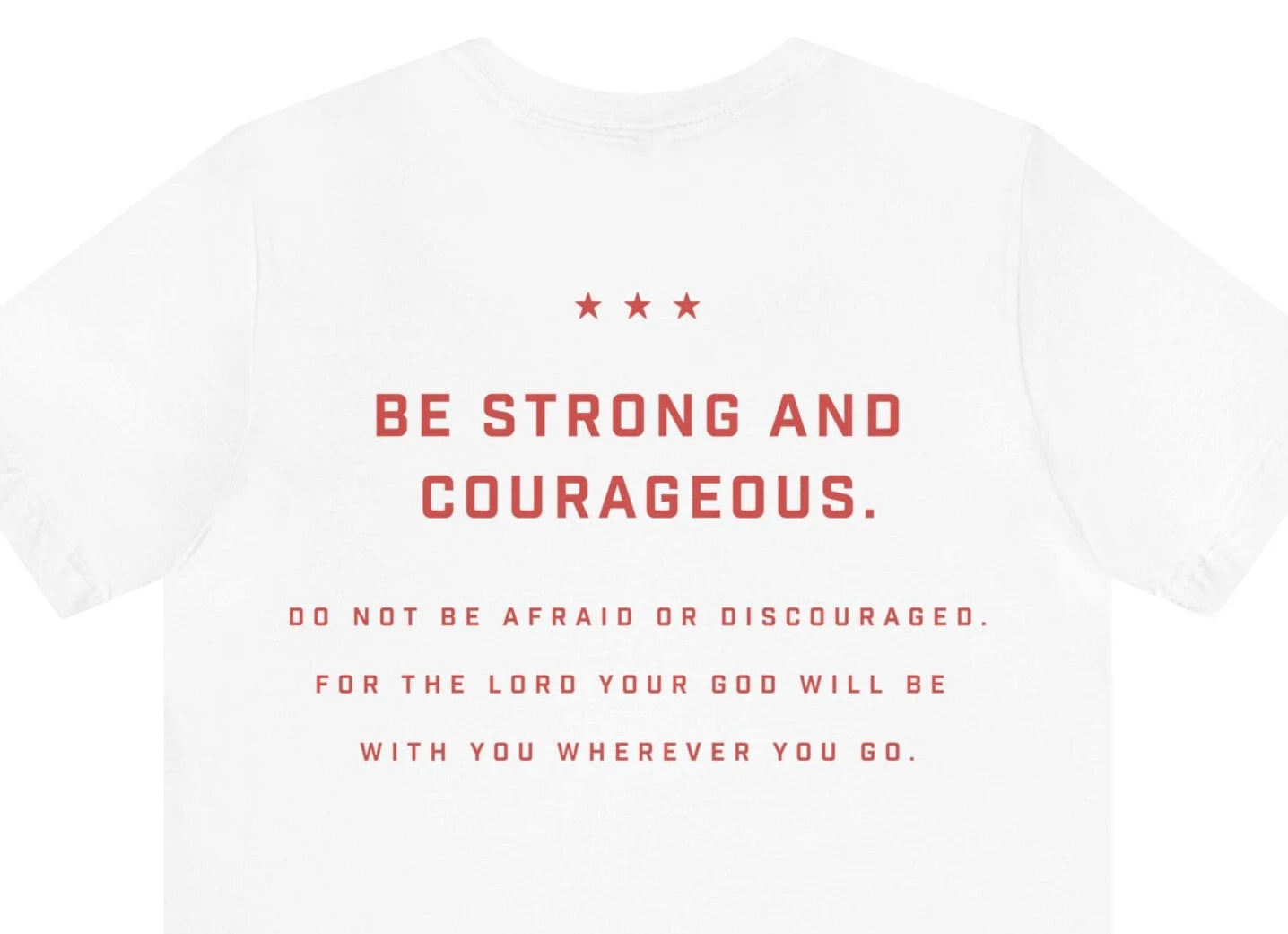 Joshua 1:9 Unisex Short Sleeve Tee